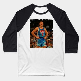 Drazen Petrovic - Vintage Design Of Basketball Baseball T-Shirt